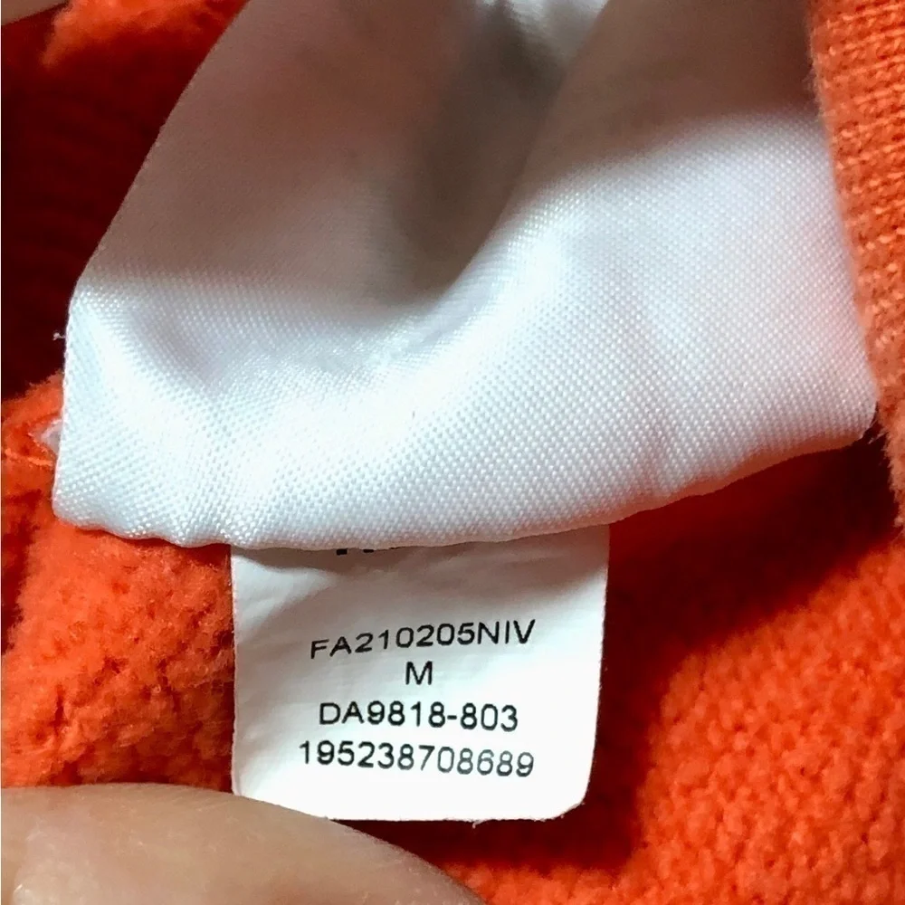🦜Air Jordan Essentials Orange Hooded Sweatshirt